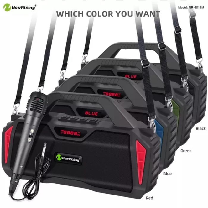 NR-6011M Portable Karaoke Speaker with Mic