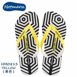 Hotmarzz Octagon Yellow Flip Flop 