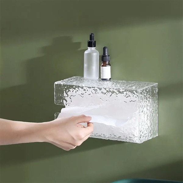 Transparent Tissue Holder Box