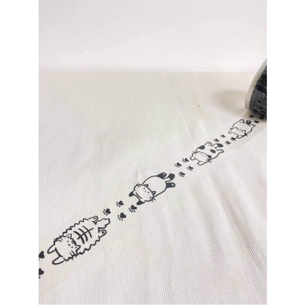 #TP008 Running Meow Tape 50cm - 1PC