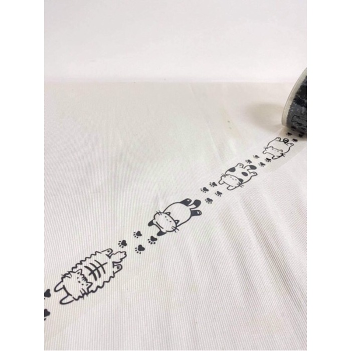 #TP008 Running Meow Tape 50cm - 1PC