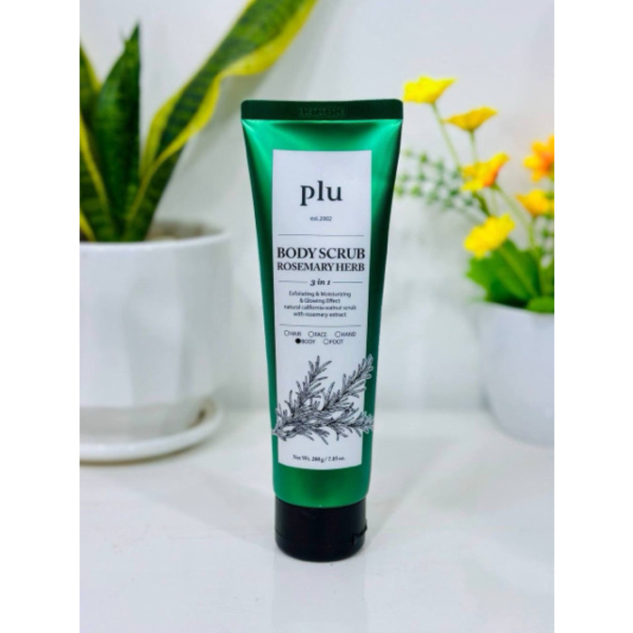 [ Plu ] plu body scrub rosemary herb
