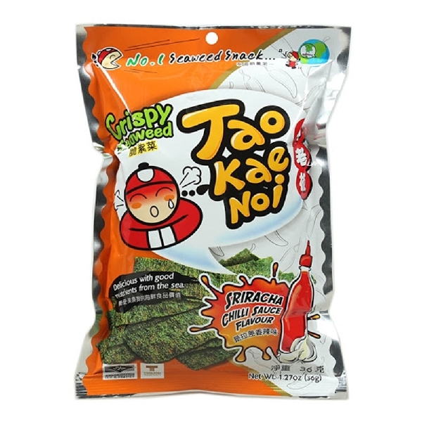 TAO KAE NOI Crispy Seaweed Sriracha Chilli 32g