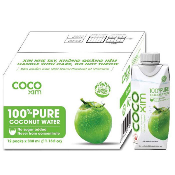 Coco Xim Coconut Water 330ml - 12 Packs