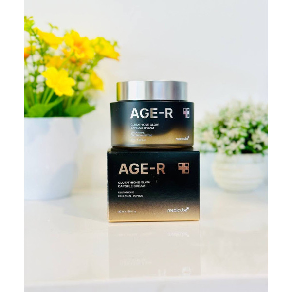 Crème Medicube AGE-R Glutathion Glow Capsule 50 Ml - Sérum Blanchissant Et Liftant - Corée