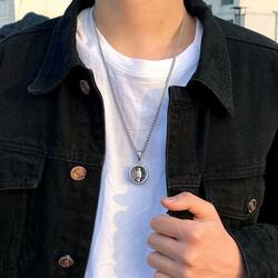 Letters Rotatable Necklace