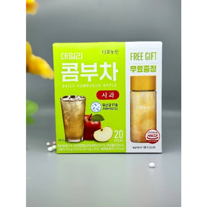 Daily Kombucha Apple 20 Sticks