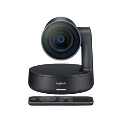 Logitech Rally Camera Premium PTZ Camera with Ultra-HD Imaging System and Automatic Camera Control Black