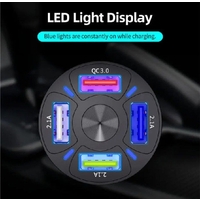 USB- car charger 4port 