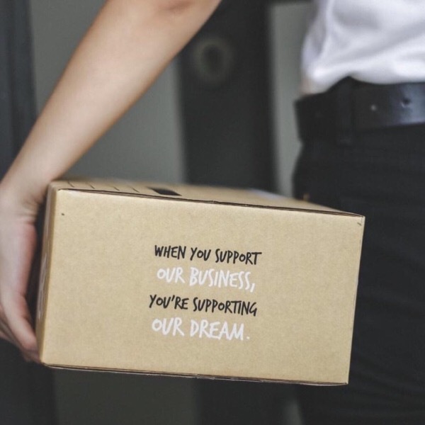 #T007 Thank You Customer Box Size D 22x35x14cm - 1 Set (20PCS)