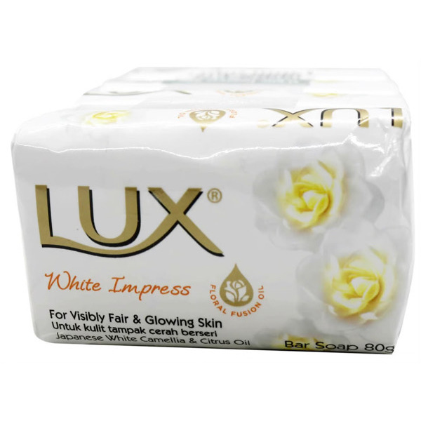 Lux Soap White - 4 Bars