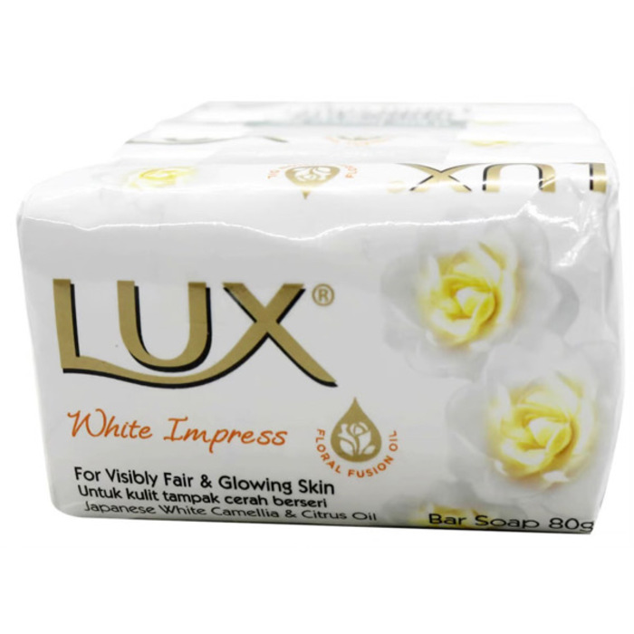 Lux Soap White - 4 Bars