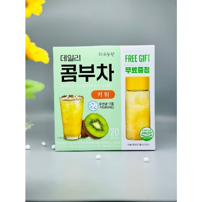 Daily Kombucha Kiwi 20 Sticks