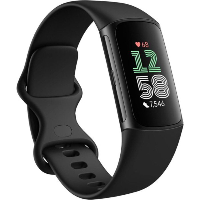 Fitbit Charge 6 Fitness Tracker with Google apps, Heart Rate on Exercise Equipment