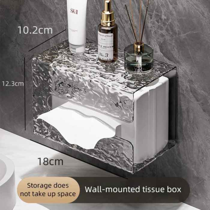 Transparent Tissue Holder Box