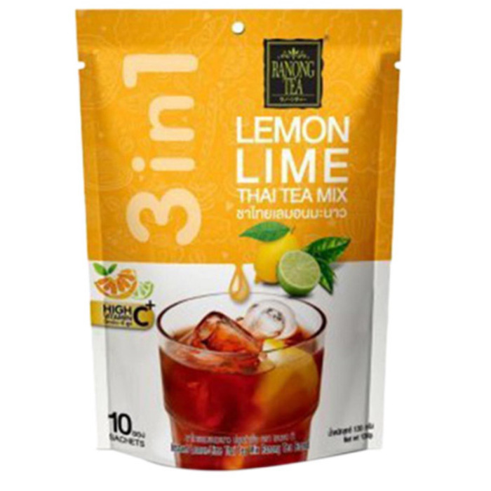 Ranong Tea Lemon Lime Thai Tea Mix-10sachets