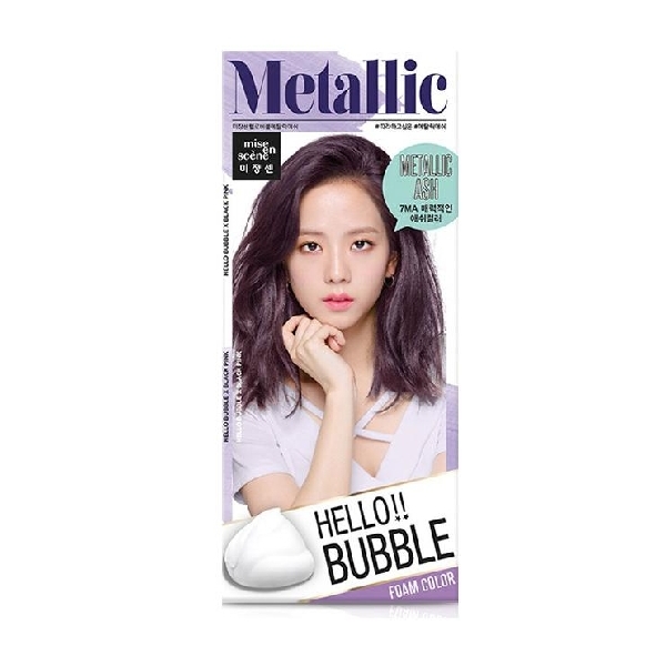 ថ្នាំកក់ពណ៌ MISE EN SCENE Hello Bubble Metallic