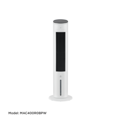 Midea_Air Cooler_Model MAC400R0BPW_45W_Max Line-4L(4.7)_3 speeds_Touch Control