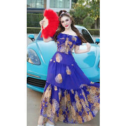 [ SET | ឈុត 2 ឈុត ] SET Chiffon #Purple (#00-239) | 