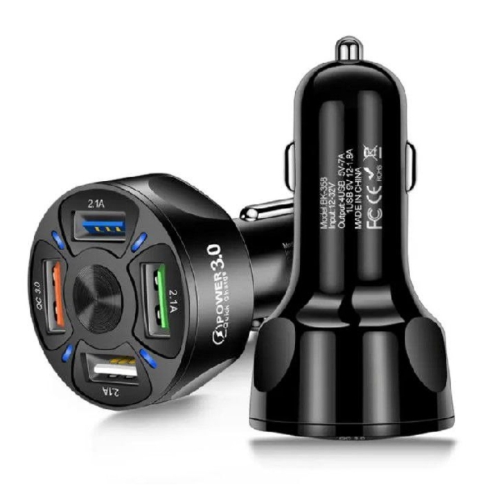 USB- car charger 4port 