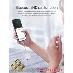 Adapter cable lightning to 3.5mm(Bluetooth) 7$
