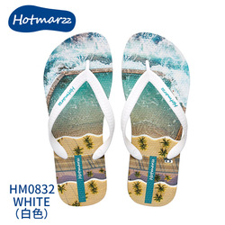 Hotmarzz Pool Beach White Flip Flop