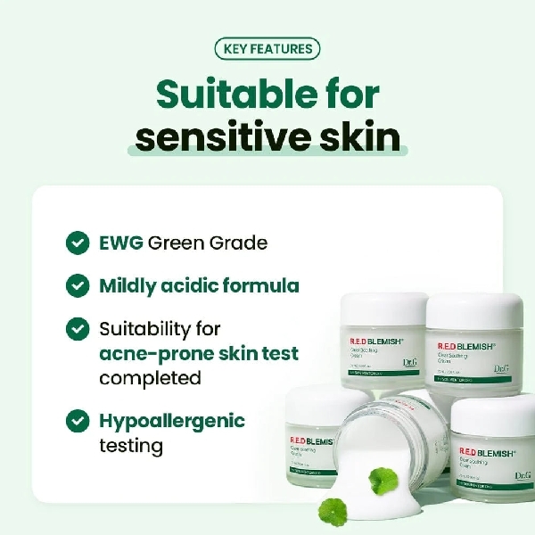 Dr.G Red Blemish Clear Soothing Cream 70ml/គ្រីមលាបមុខ