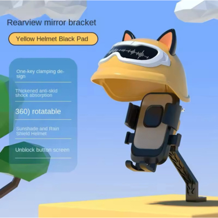 Phone Holder with Sun Visor