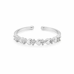 ជញ្ជៀនពង្រីកបង្រួមតាមទំហំដៃបាន Silver Ring free size