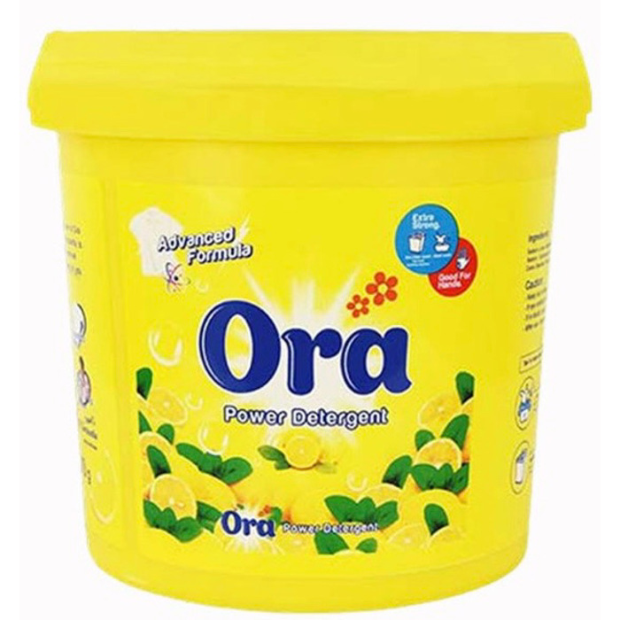 Ora Powder Detergent Lemon 4kg - 1 Bucket 