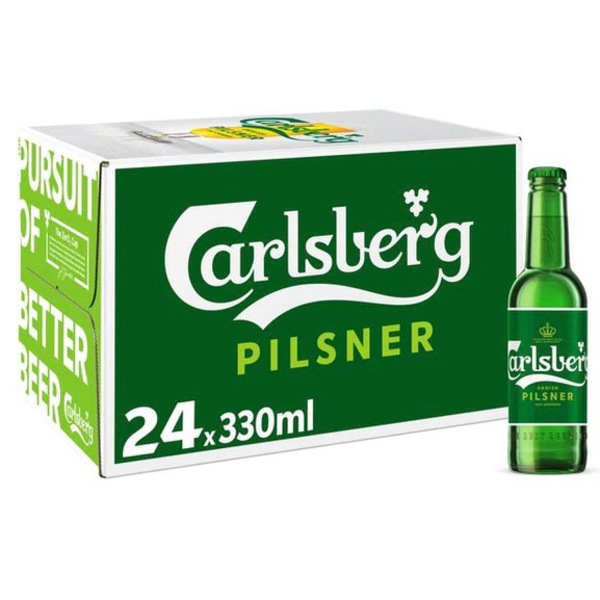 Calsberg Pilsner 330ml - 24 Bottles 