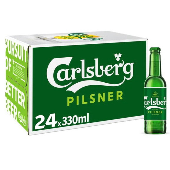 Calsberg Pilsner 330ml - 24 Bottles 