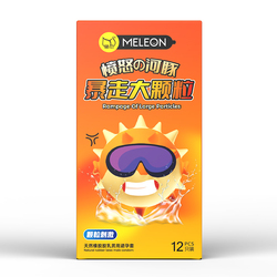 Meleon Rampage Condom ស្រោមអនាម័យគ្រើមគ្រាប់ធំ (12pcs)