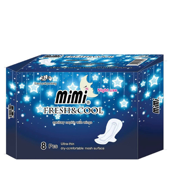 Mimi Night Use - 1 Carton (12 Packs x 8 Sheets)