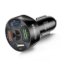 USB- car charger 4port 