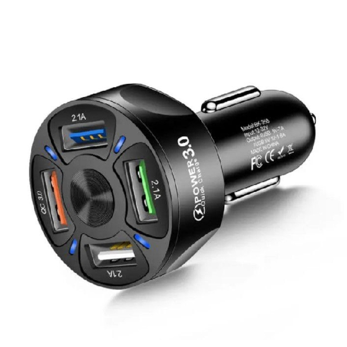 USB- car charger 4port 