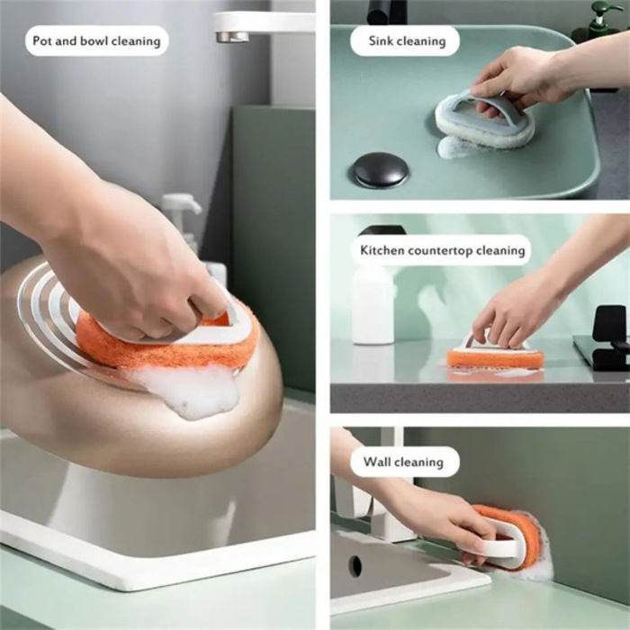 Bathroom Glass Cleaner Sponge 1PC