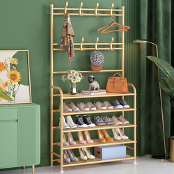 5 Layers Shoes Rack 80cm - Gold