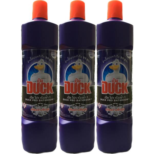 Duck Toilet Cleaner - 3 Bottles 