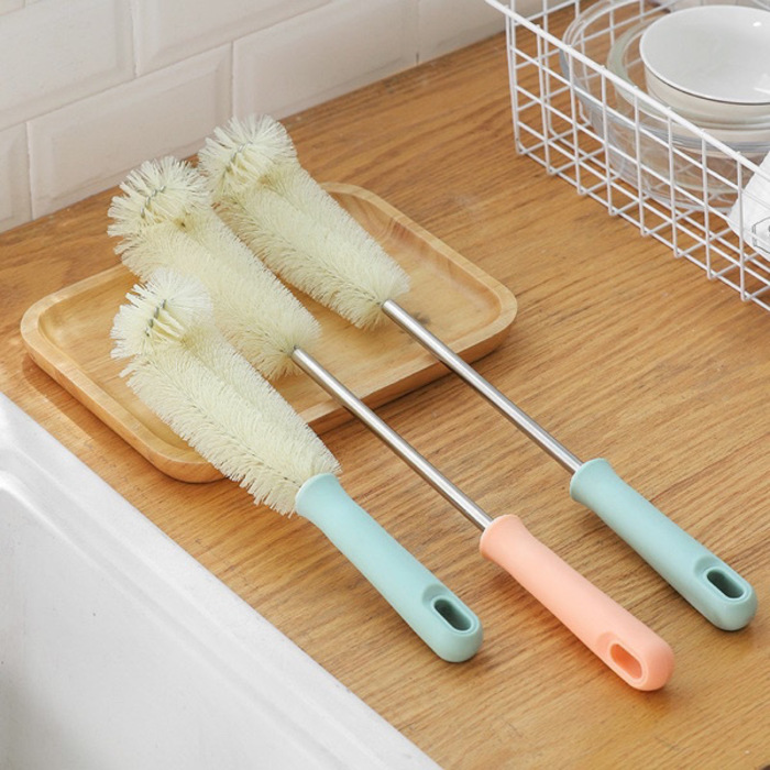 2PCS Cup Brush Cleaning Long Handle Brush