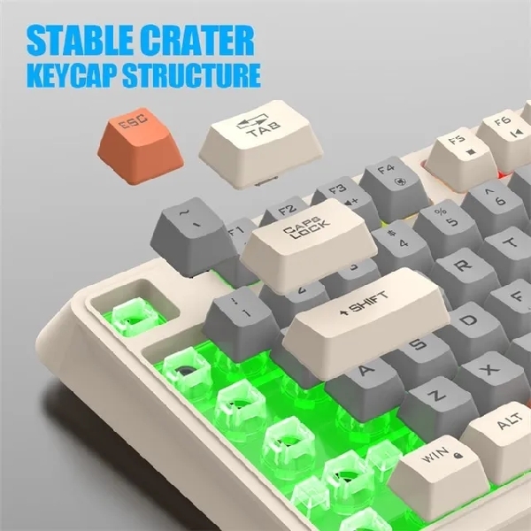 Gaming Keyboard LED K82 (ប្តូរព័ណភ្លើង LED បាន)