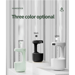 Humidifier USB Water Drops 800ML+Clock 10026
