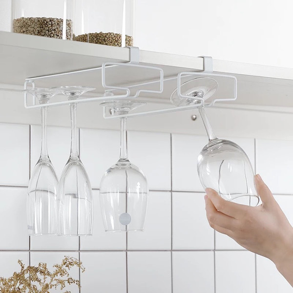 Wall Mounted Wine Glass Rack