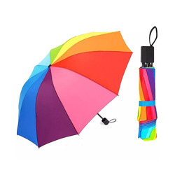 Umbrella Short Rainbow 8557
