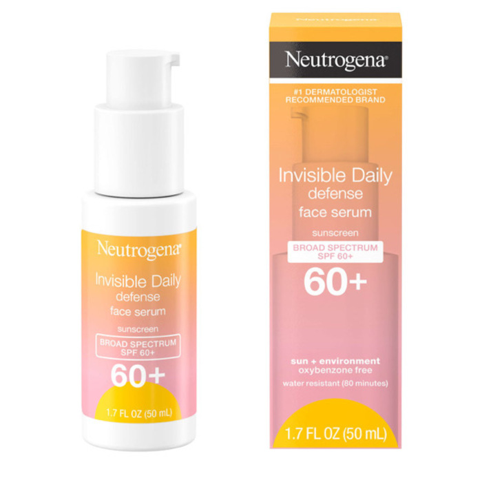 Neutrogena Invisible Daily Defense Face Serum Sunscreen SPF60+ 50ml