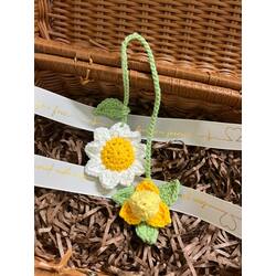 Romdoul + Chamomile bag charm បន្តោងចងកាបូប រំដួល+ឆាម៉ូម៉ាល 