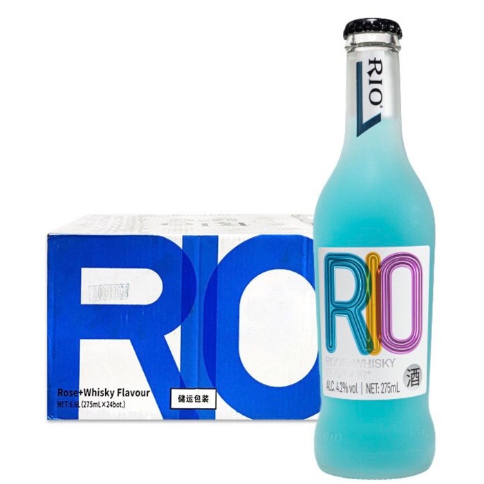 RIO BLUE ROSE FLAVORED COCKTAIL-275ml*24bottles