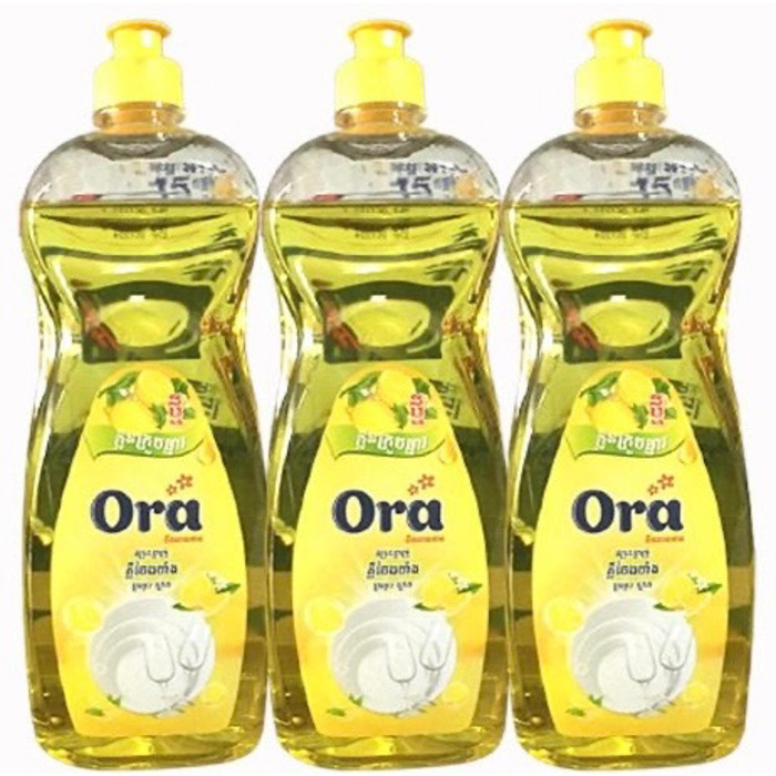 Ora Washing Liquid 730ml - 3 Bottles 