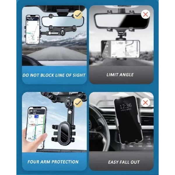 ជើងចាប់ទូរស័ព្ទ ជាមួយកញ្ចក់ឡាន