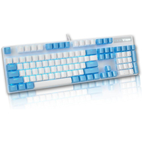 RAPOO V500Pro White Cerulean Mechanical Gaming Keyboard 